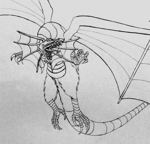 dragon drawings in pencil